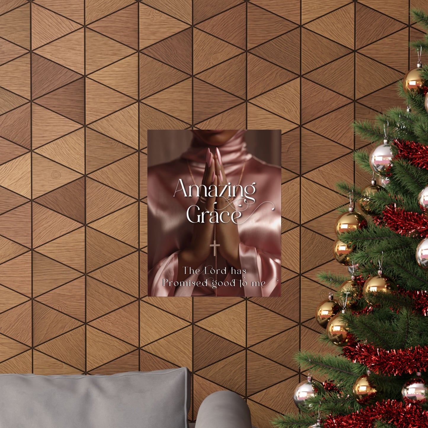 'Amazing Grace' --Inspirational Matte Poster