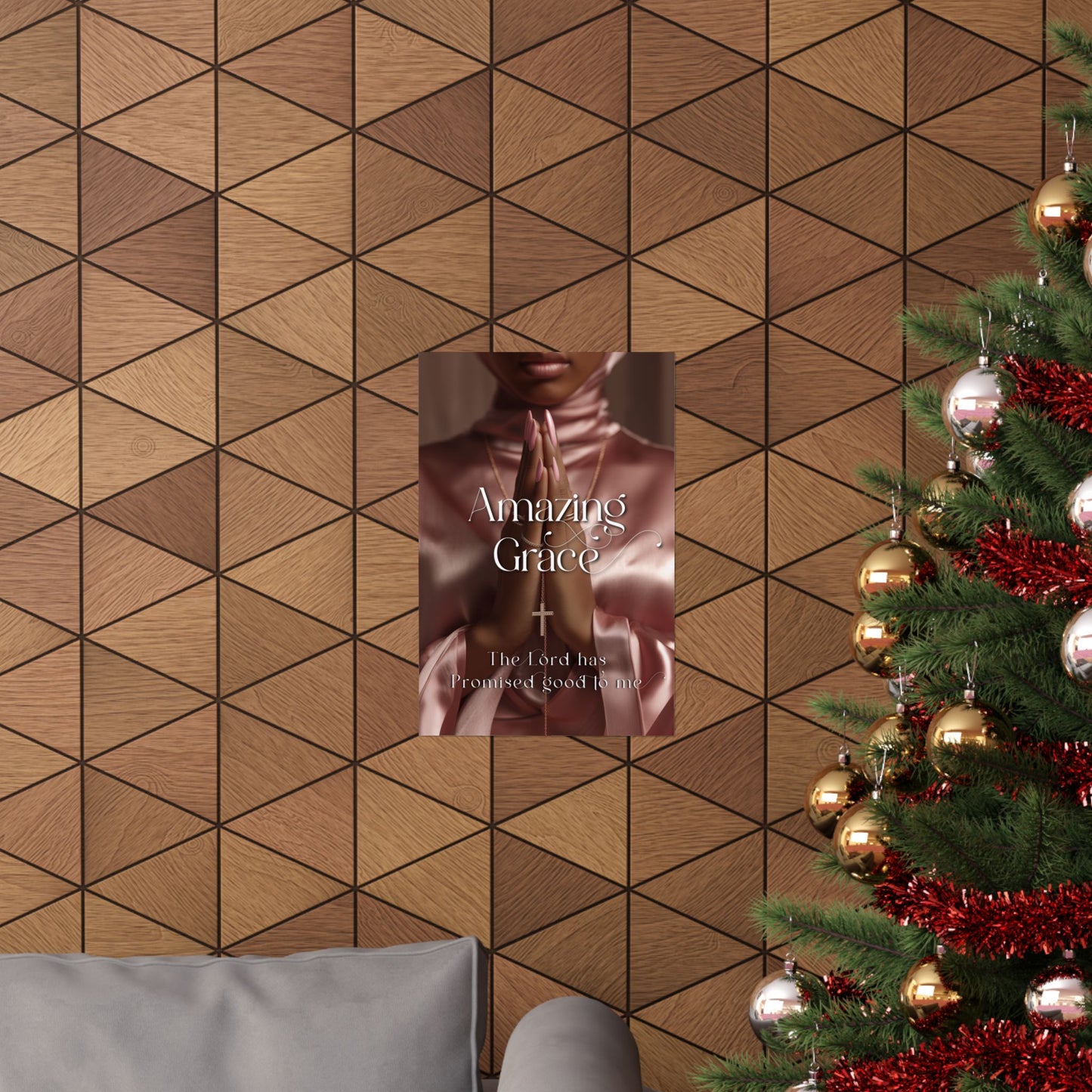 'Amazing Grace' --Inspirational Matte Poster