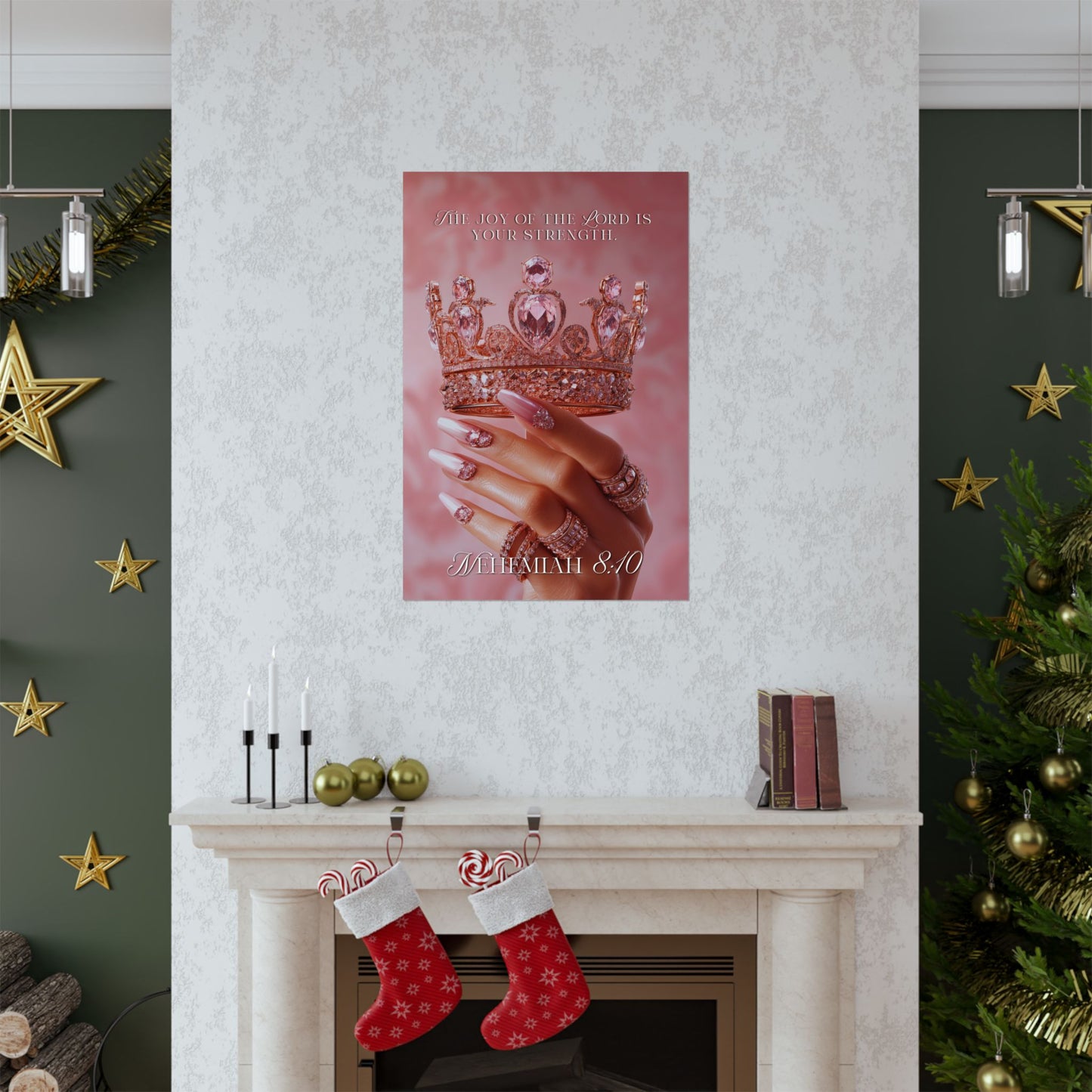 Nehemiah 8:10 Matte poster — "The Joy of the Lord is Your Strength"