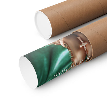 2 Timothy 1:7 - Matte Poster "For God has not given us a spirit of fear..."