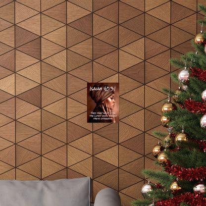 Isaiah 40:31 “They that wait upon the Lord shall renew their strength.”-Matte Vertical Poster