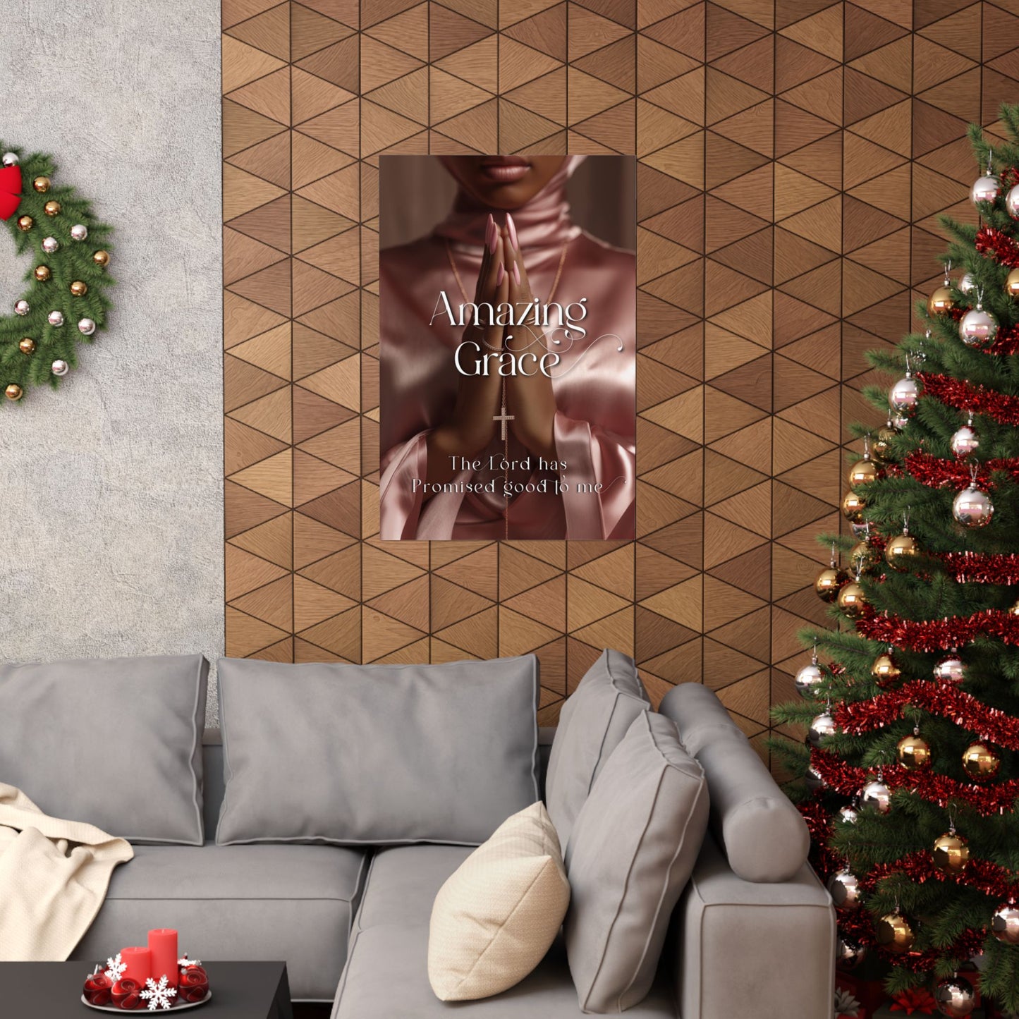 'Amazing Grace' --Inspirational Matte Poster