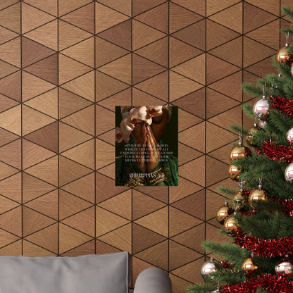 Philippians 4:7 Prayer Wall Art (Orchid Devotional Print) - Matte Poster